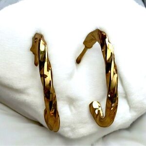 New Gold Hoop Earrings